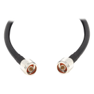 Jumper con Cable LMR400 con Conectores N Macho / N Macho de 1.5 metros.