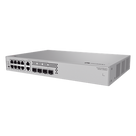 Switch Administrable Capa 2 / 6 Puertos PoE+ Gigabit + 2 Puertos PoE+ Multi-Gigabit 2.5G + 2 Puertos Gigabit + 2 SFP + 2 SFP+ / PoE Perpetuo / 128 W / 76 Gbps / 57 Mpps / 3.44 kg / 1.72 x 18.31 x 1