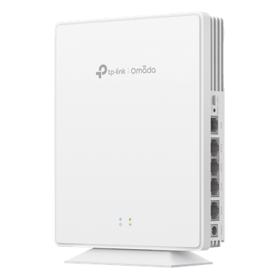 Punto de Acceso GPON Omada / WiFi 6 AX1800 / 1 puerto GPON / 1 Puerto FXS / 4 Puertos 10/100/1000 RJ45 / Wi-Fi 6 AX1800 / Mesh Omada / Configuración por Controlador o Stand-Alone / Para Montaje en