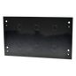 Tapa Trasera para Gabinete de Pared / 6U / Acero Calibre 18/22 / 600 mm Ancho / Compatible SR1906GFP / Negro Semi Mate