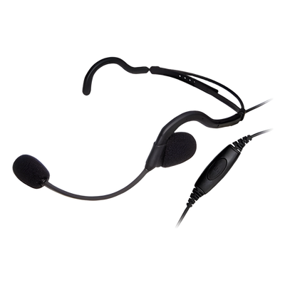 Diadema de Comunicación / Boom Flexible / Cable PU Reforzado con Kevlar / PTT en Línea / Conector H02