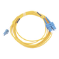 Jumper de Fibra Óptica Monomodo 9/125 LC/UPC-SC/UPC, PVC, 2.0 mm, Dúplex, Amarillo, 3 Metros (9.84 Pies)