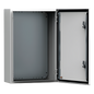 Gabinete de Uso Exterior MAS 250 x 200 x 155 mm (9.84 x 7.87 x 6.10 in) / NEMA 4/12/13 / IP66 / IK10 / Acero Dulce 1.5 mm / Platina de Montaje Incluida / Color Gris Claro