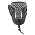 Micrófono de Mano para Radio CB / Cancelación Dinámica de Ruido / Impedancia 500 Ohm / Conector 4 Pines con Anillo de Seguridad / Respuesta 100-5000 Hz / ABS Resistente