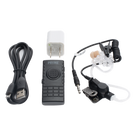 Kit Micrófono Solapa Inalámbrico Bluetooth / PTT Integrado / Tubo Acústico / Conexión Dual / Clip 360°