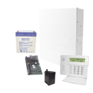 Panel de Alarma Híbrido / 8 Zonas Cableadas Expansible a 48 / Teclado con 4 Zonas Integradas / Monitoreo IP y 4G / 3 Particiones