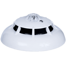 Detector Combinado de Humo y Calor / 5 Modos de Operación / 4 Umbrales de Humo 0.08–0.15 dB/m / Termistor 58 °C o 72 °C / IP43 / Certificación EN 54-5 / EN 54-7
