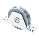 Rueda para Puerta Corrediza / 10 cm / Carga 380 kg / Canal Tipo V / Acero Galvanizado