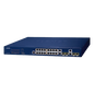 Switch Administrable PoE  Capa 2 de 16 Puertos 10/100/1000 Mbps 802.3af/at, 4 Puertos SFP Gigabit, Hasta 240 W