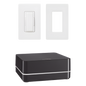 Kit de control de iluminación RA2 Select con repetidor principal, atenuador de 600 W (150 W LED) y placa Claro, control desde la app Lutron y asistentes de voz