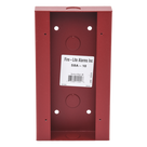 Caja de Montaje Superficial / Acero Rojo / 4.5 x 8.188 x 1.375 pulgadas / Interior Seco / Estaciones BG-12LR Series