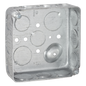 Caja Cuadrada 4 x 4\"/ Profundidad 1- 1/2\"/ Cuenta con 11 Entradas de 1/2\" y 6 de 3/4\"..