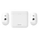 Kit de Alarma Inalámbrica / 48 Zonas / 2 PIRCAM con Videoverificación / Batería de Respaldo 12 h / Inmunidad a Mascotas 30 kg / Comunicación 433 MHz