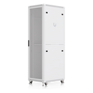 Gabinete Rack de Piso / 42U / 600 × 800 mm (23.6 x 31.5') / Carga 800 kg (1,763.7 lb) / Puerta Perforada / Ventiladores Integrados / Ruedas con Seguro