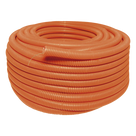 Tubo Corrugado Flexible / 1\" x 50 m (164 ft) / HDPE Reforzado / Resistencia Aislamiento 100-2000 MΩ / Guía Integrada / Intemperie