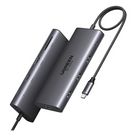 Docking Station USB-C 10 en 1 / Dual HDMI 4K 60Hz y 8K 30Hz / Carga PD 100W / Ethernet Gigabit / USB 3.0 / Lector SD-TF