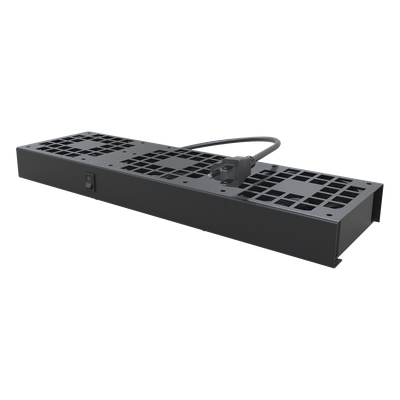 Kit de 3 Ventiladores 110 Vca (12 x 12 cm) con Clavija para Gabinete de Piso