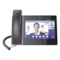 Video teléfono IP  empresarial Android con pantalla táctil (1280x800) hasta 16 líneas y 16 cuentas SIP