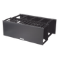 Organizador de Cables Horizontal NetManager de Alta Densidad, Doble (Frontal y Posterior), Para Rack de 19in, 4UR