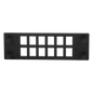 Placa Para 12 Adaptadores de Fibra Óptica, Uso con Gabinetes FPONE3 y FPONE4