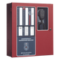 Centro de comando de emergencia para voceo y evacuación por voz, 50 W ampliable a 100 W, 8 circuitos de entrada