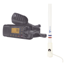 Kit de radio VHF marina / 25W / DSC Clase D / Antena fibra de vidrio 2.4 m (7.9 ft) / IPX4
