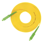 Jumper de Fibra Óptica Monomodo SC/APC-SC/APC Simplex, Color Amarillo, 3 Metros (9.84 Pies)