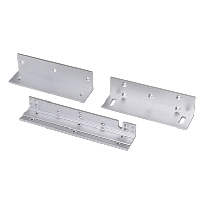 Kit de montajes Z y L para Cerradura Magnética HIKVISION / Compatible con DS-K4H258S / Uso en Puerta de Madera y Metal