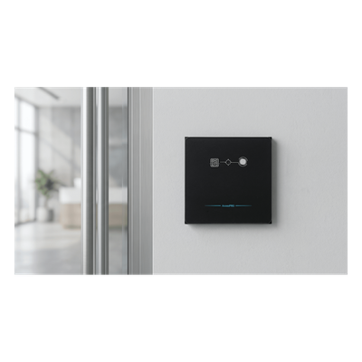 Lector de Control de Acceso QR / EM 125 kHz / MIFARE / Wiegand 26/34 bits / IP65 / Ultra Delgado 10 mm