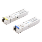 Transceptor Óptico SFP Bidireccional / 1.25 Gbps / Monomodo 3 km (9842.5 ft) / 1310 & 1550 nm / LC/UPC Simplex / DDM / Hot-Plug / 2 Piezas