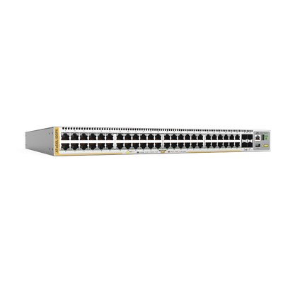 Switch L3 Stackable, 48x 10/100/1000-T PoE+, 4x SFP+, Fuente redundante integradas 740 Watts (TAA compliant version)