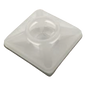 Base Autoadherible para Cinchos Práctica y Eficiente para la Organización y Fijación de Cables, Fabricada en Nylon Resistente y de Color Natural con una Medida de 19x19 mm, Paquete con 100 Piezas (
