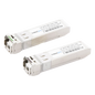 Transceptores Ópticos Bidireccionales SFP+ (Mini-Gbic) / Monomodo 1270 & 1330 nm / 10 Gbps / 10GBASE-BX / Conector LC/UPC Simplex / DDM / Hasta 10 km / 2 Piezas