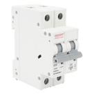 Interruptor Térmico 2P / 10 A / 415 Vca / 6.10 kA / IP20 / Riel DIN / Fotovoltaico AC