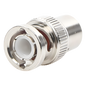 Conector BNC Macho de Rosca para Cable LP-142, RG-58/U, RG-142/U, Níquel, Oro, Delrin. .