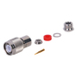 Conector TNC Macho Rosca Izquierda para cables RG-58/U, RG-142/U.