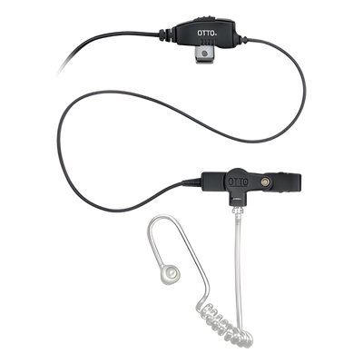 Kit de Micrófono-Audífono PLUS de 1 cable para KENWOOD NX-340/320/420, TKD-340, TK-3230/3000/3402/3312/3360/3170