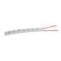 Cable POT 2 x 18 AWG / 100 Metros (328.08 Pies) / NOM-063-SCFI / Color Blanco / Aplicaciones en Electrodomésticos y Electrónicos