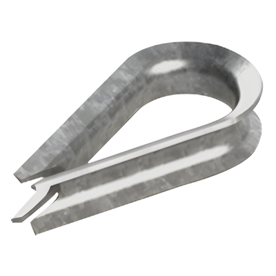 Guardacabos/cuello 3/8\" acero electro galvanizado