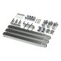 Caja de accesorios de aluminio  anodizado para montaje VEKTOR8R2700 , arreglo 1X2para techo