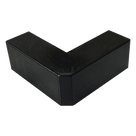 Esquinero Exterior / PVC Autoxtinguible / Negro / Para Canaleta TMK-1720-N-CC