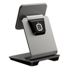 Base de Escritorio con Escáner 1D/2D / Conexión Quick Lock / Eje Giratorio 145° / Alimentación Inversa / Diseño Metálico