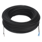 Rollo de Fibra Óptica Drop Redonda G657A2 Monomodo Simplex de 150 Metros (492.13 Pies) con Conectores SC/UPC-SC/UPC para Instalaciones Aéreas, Subterráneas o a la Intemperie