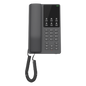 Teléfono IP Hotelero, 2 líneas SIP con 2 cuentas, codec Opus, IPV4/IPV6, color negro, con gestión en la nube GDMS