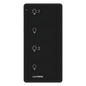 Control Pico inalámbrico de 4 botones color negro para encender y apagar 2 grupos de luces, compatible con Caseta Wireless, RA2 Select, RadioRA 2 y HomeWorks QS