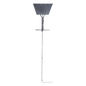 Ancla de Piso Tipo Paleta 5 Orificios para Retenida. Placa: 3/4\", Redondo: 1\", Altura: 210 cm. Galv. Inmersión.
