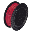 Cable Detector de Calor Lineal / Temperatura Fija 68 °C / Bobina 152 m (498.7 ft) / Recubrimiento Nylon Rojo / Exterior / Guía Acerada