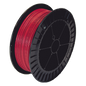 Bobina de 152 Metros de Cable Detector de Calor, Temperatura Fija 68 grados Celsius, Recubrimiento de Nylon Rojo para Aplicaciones en Exterior, con Guía Acerada
