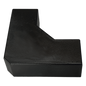 Sección en \"L\" Color Negro de PVC Auto Extinguible, Para Canaleta TMK-1720-N-CC (5230-02003)