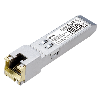 Transceptor mini-GBIC SFP RJ45 / Admite 1000BASE-T / Hasta 100 metros / Conector RJ45 (1G)